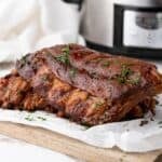 Easy Slow Cooker Soy Spareribs