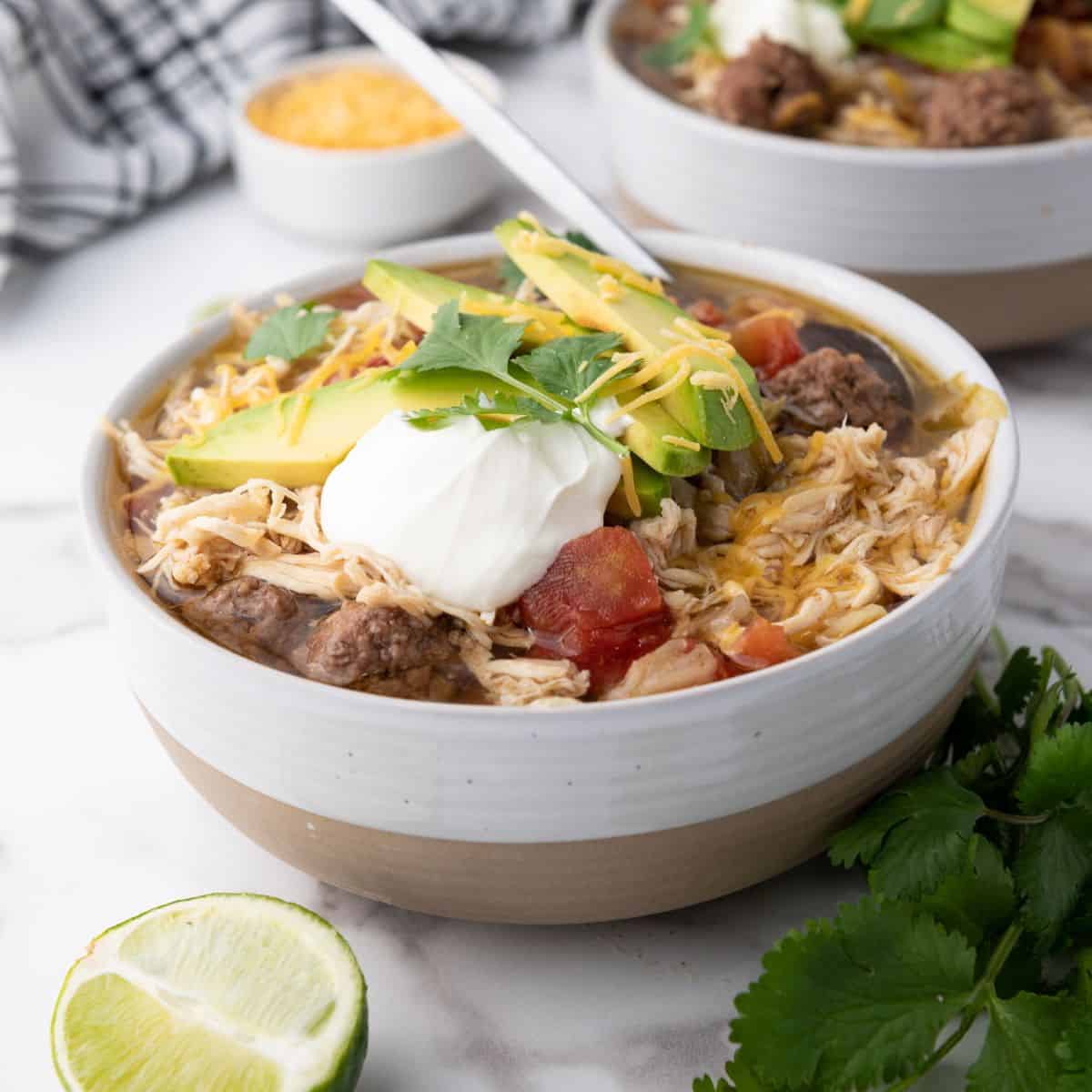 Easy Slow Cooker Taco Soup