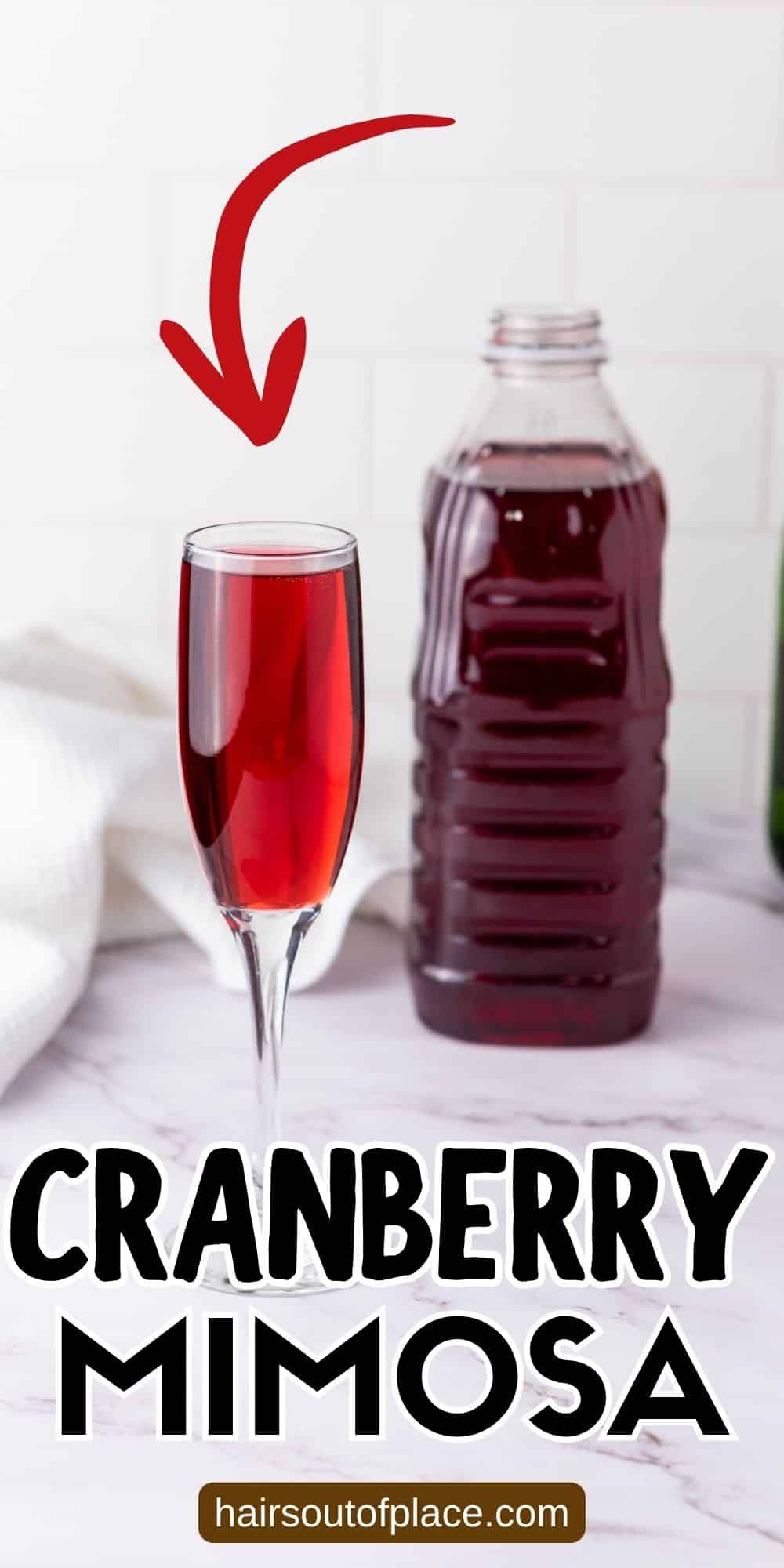 Cranberry Mimosa Pinterest pin