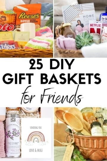 25 DIY Gift Baskets for Friends HOOP Post Collage
