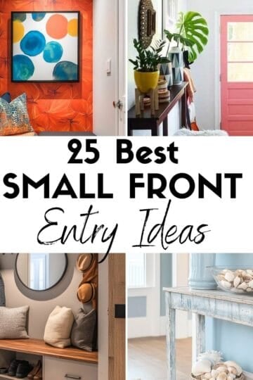 25 Small Front Entry Ideas HOOP Post Collage