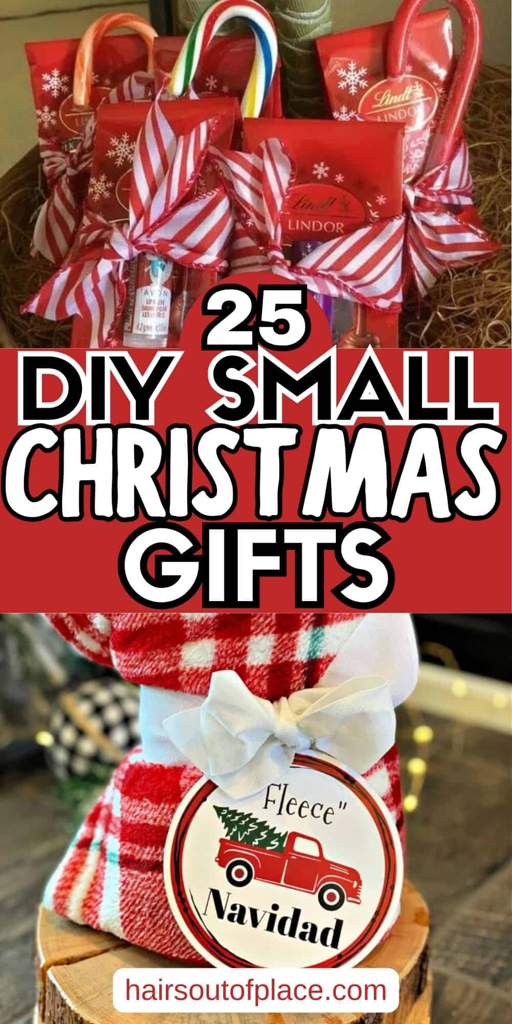 25 Small Christmas Gifts Pinterest pin