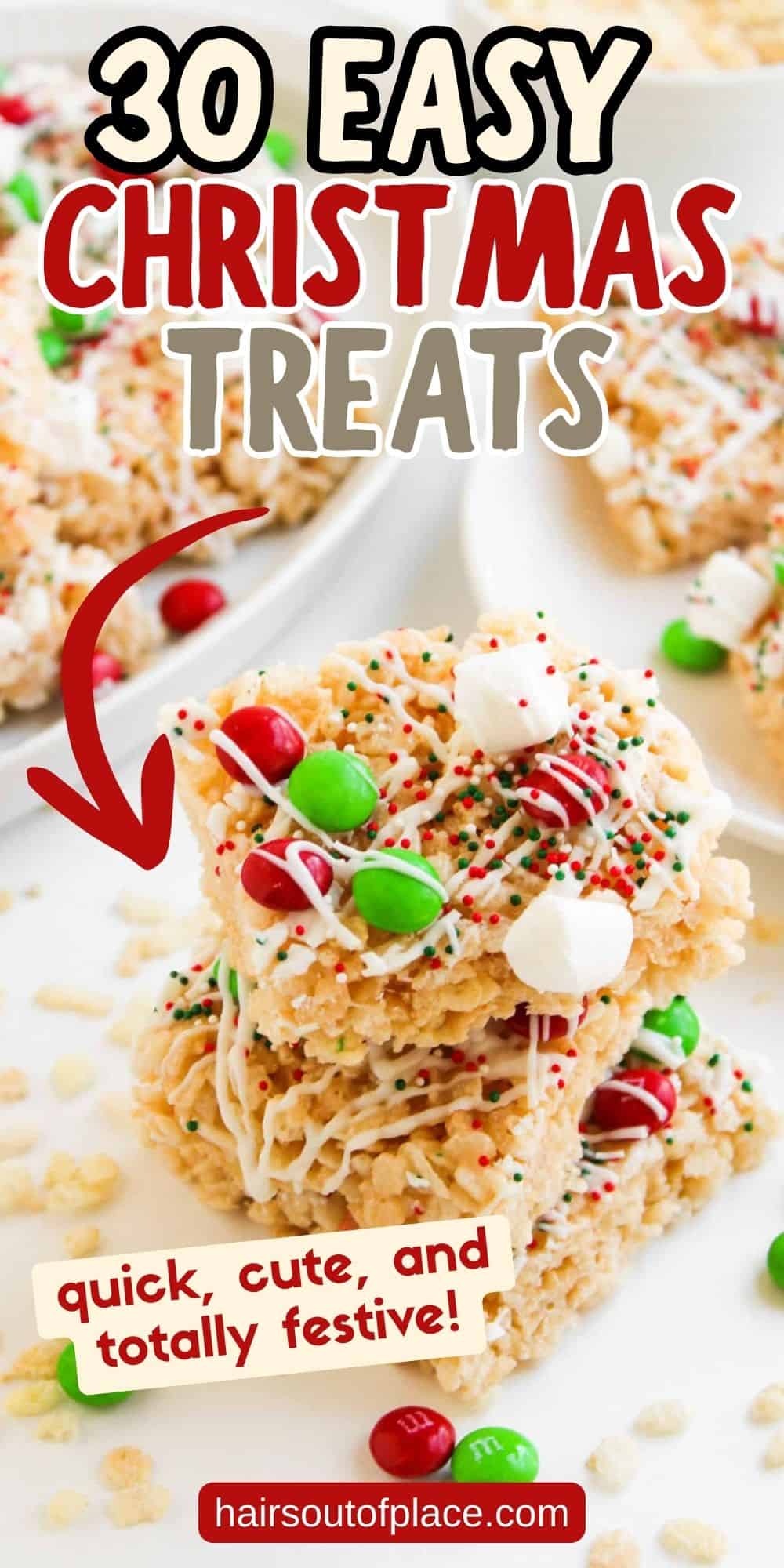30 Easy Christmas Treats Pinterest pin