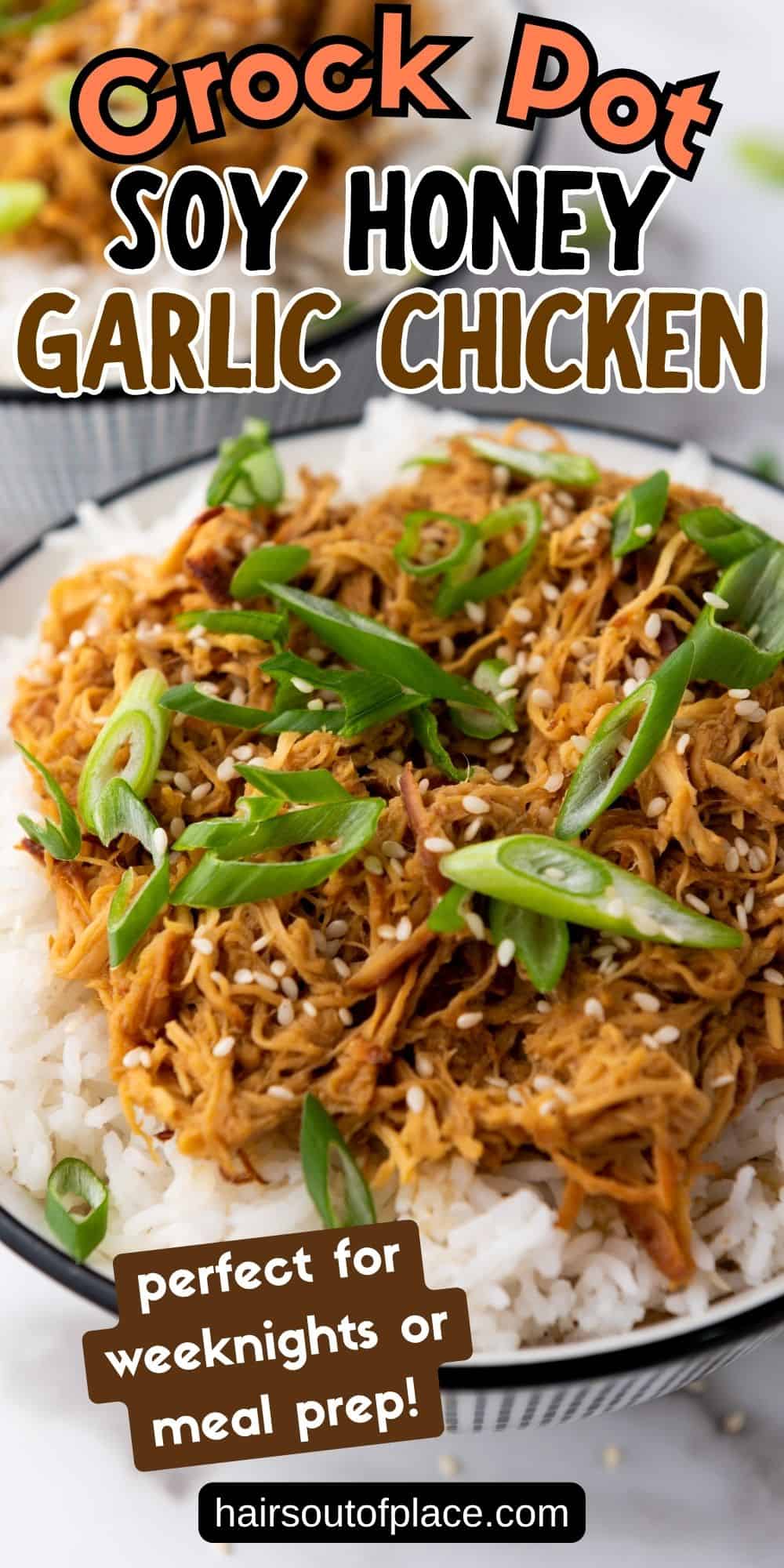 Crockpot Slow Cooker Soy Honey Garlic Chicken Pinterest pins