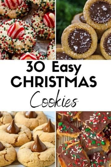 30 Easy Christmas Cookies HOOP Post Collage