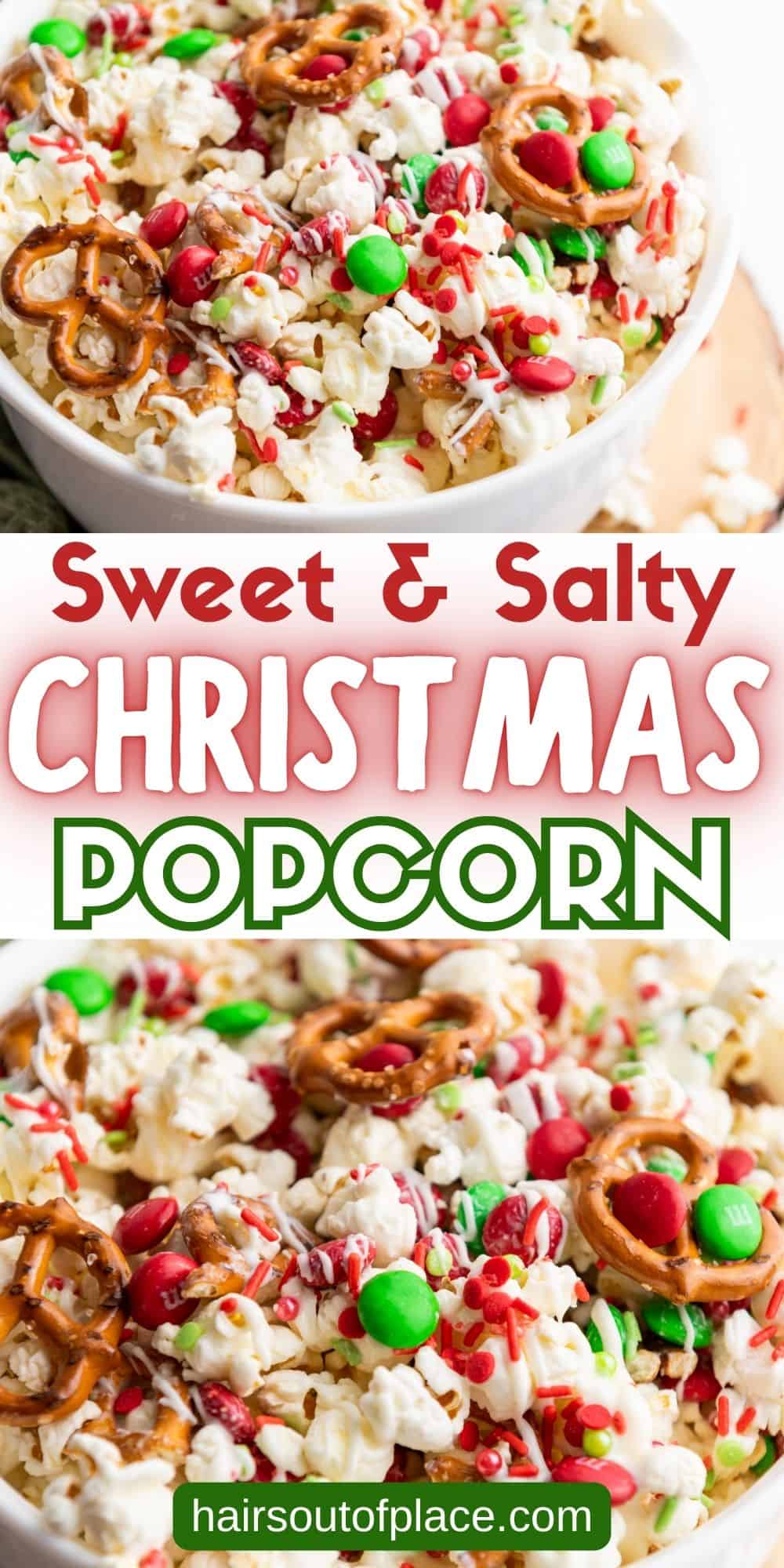 Christmas Popcorn Pinterest pin