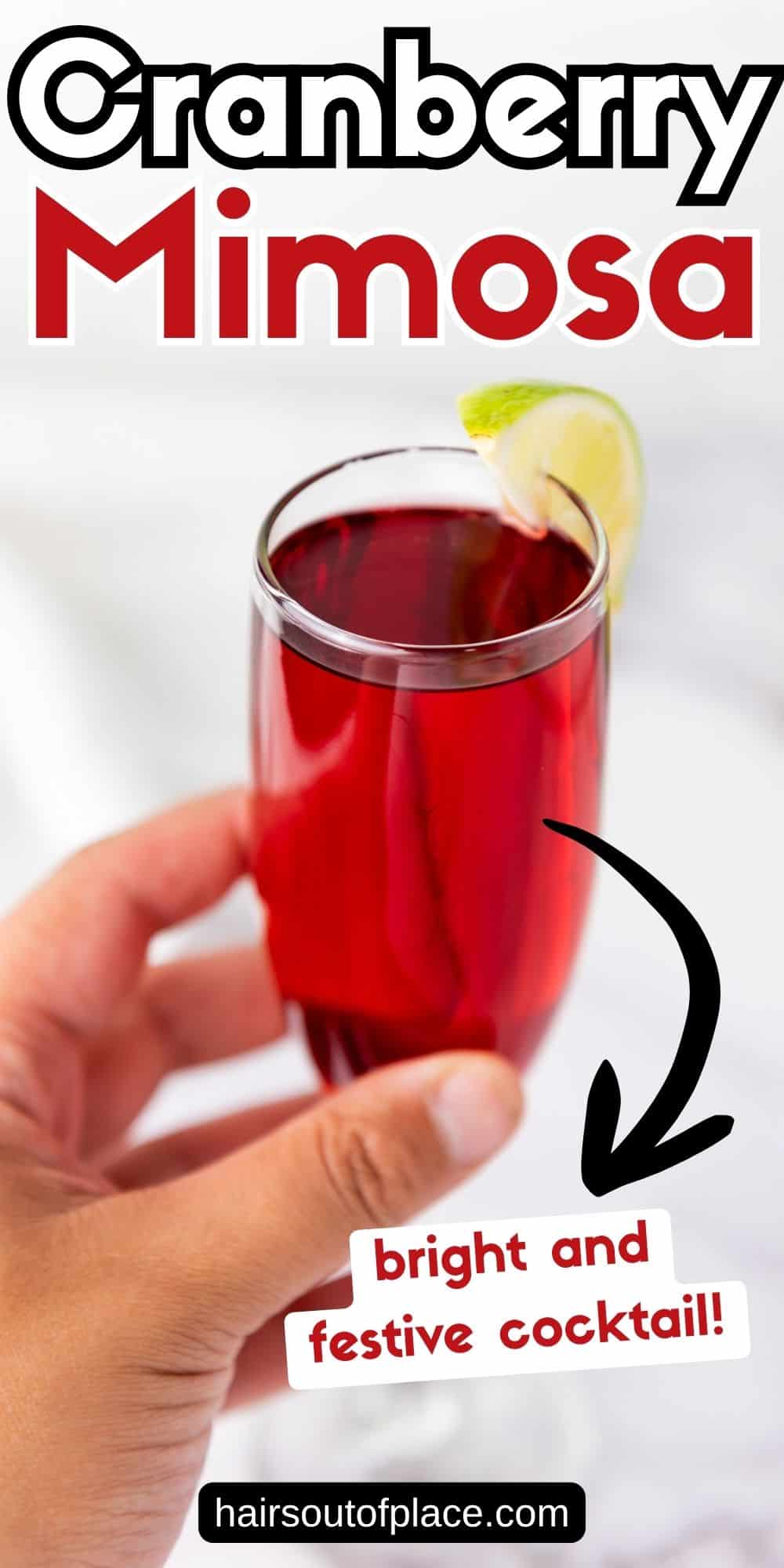 Cranberry Mimosa Pinterest pin