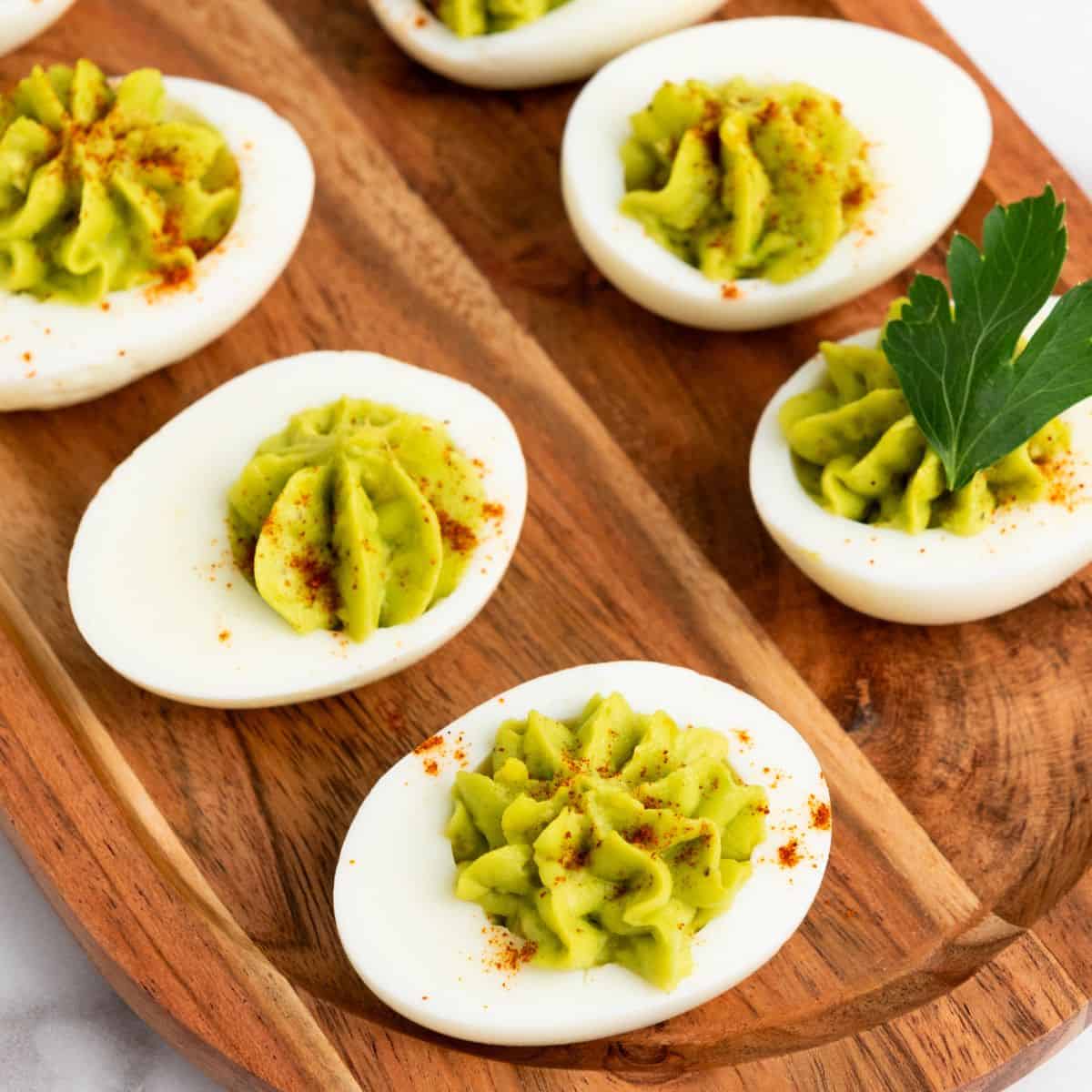 Avocado Deviled Eggs