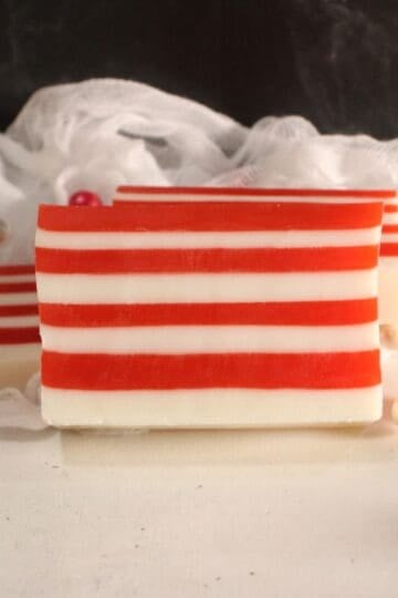 Candy Cane Soap
