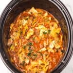 Cozy Slow Cooker Cabbage Roll Soup