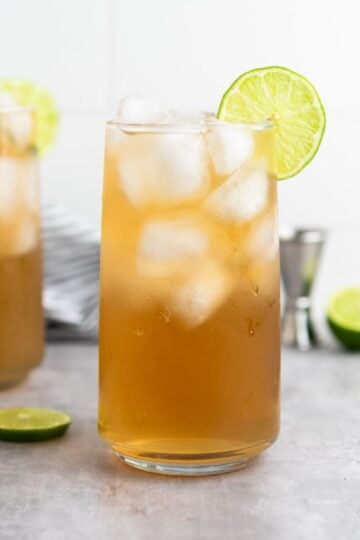 Dark and Stormy Cocktail