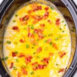 Easy Slow Cooker Crack Potato Soup