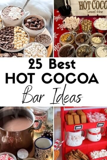 25 Hot Cocoa Bar Ideas HOOP Post Collage