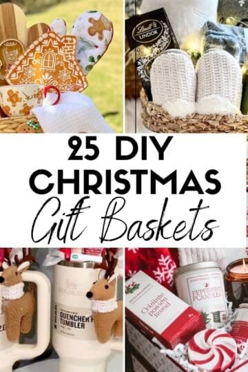 25 DIY Christmas Gift Baskets HOOP Post Collage