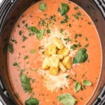 Slow Cooker Chicken Parmesan Soup