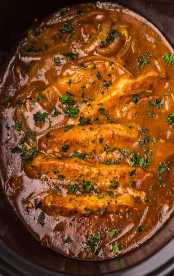 Slow Cooker Dr Pepper Pork Chops (Sweet + Savory Family Dinner)