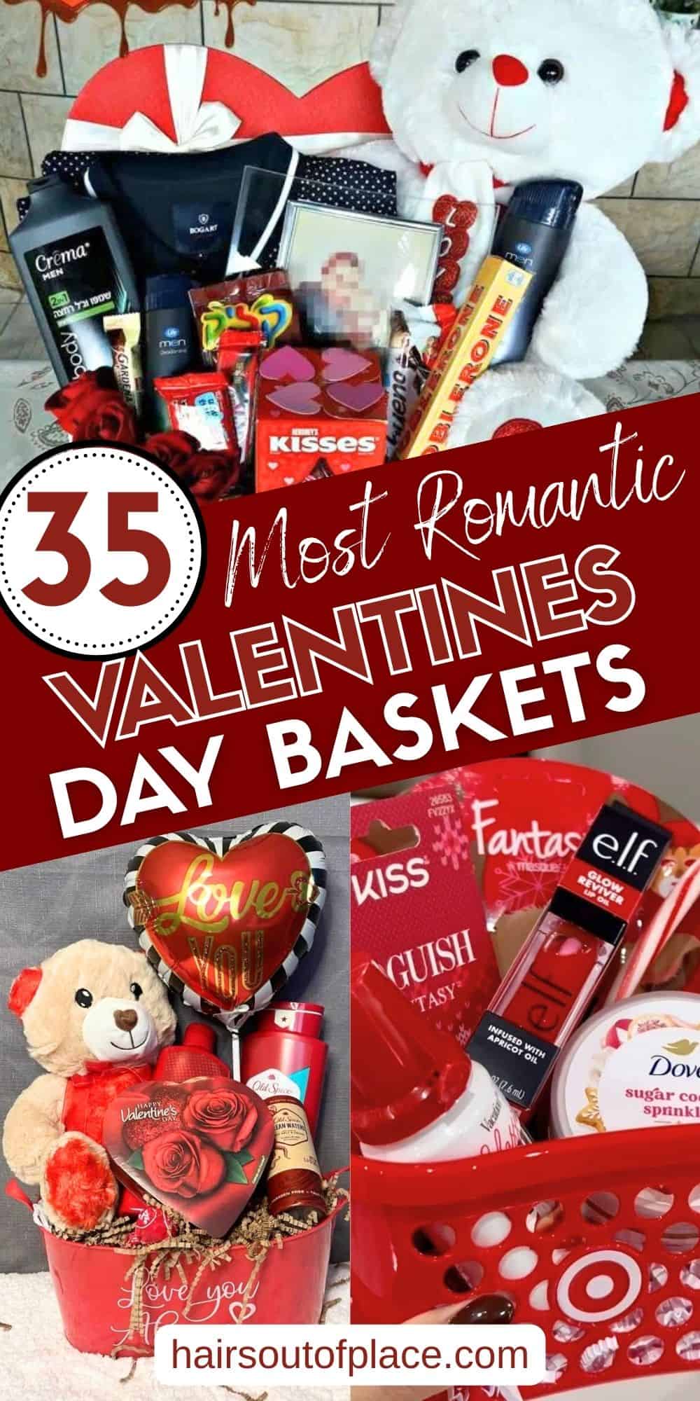 35 Valentines Day Baskets Pinterest pins