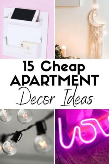 15 Cheap Apartment Decor Ideas HOOP Post Collage