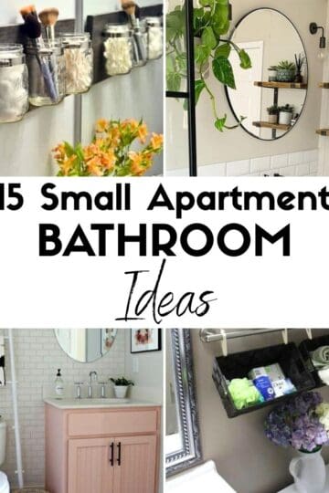 15 Small Apartment Bathroom Ideas HOOP Post Collage