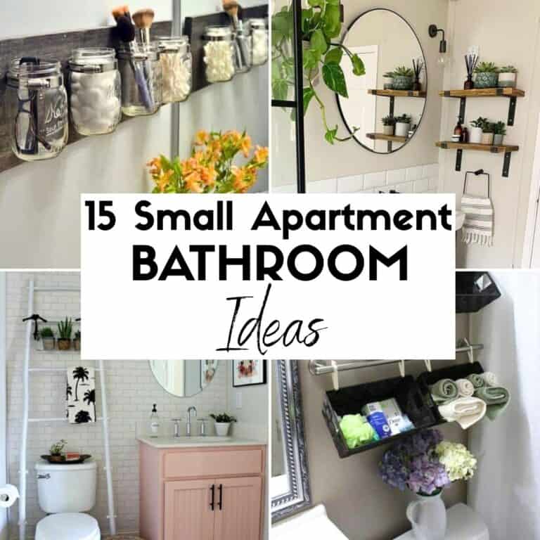 15 Small Apartment Bathroom Ideas - Hairs Out of Place