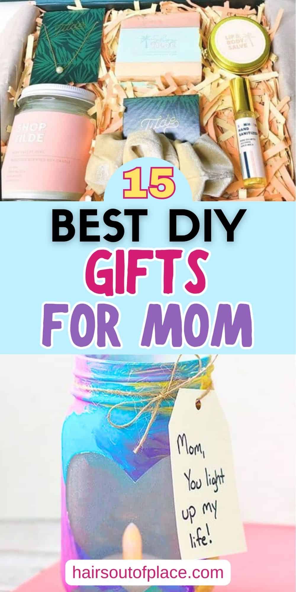 DIY Gifts for Mom Pinterest pins