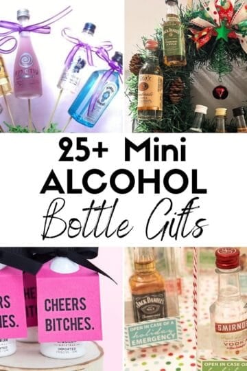 25+ Mini Alcohol Bottle Gifts HOOP Post Collage