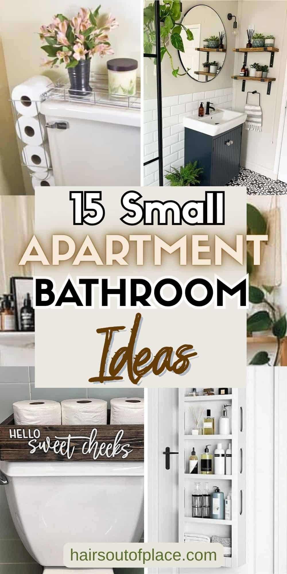 15 Small Apartment Bathroom Ideas Pinterest pin