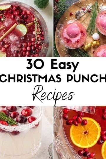 30 Christmas Punch Recipes HOOP Post Collage