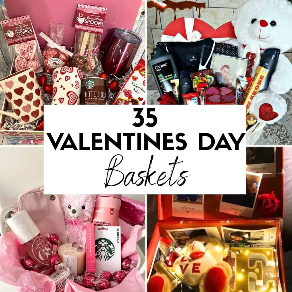 30+ Valentines Day Baskets HOOP Post Collage
