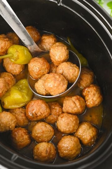 Crockpot Mississippi Meatballs