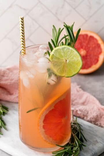 Grapefruit Rosemary Mocktail