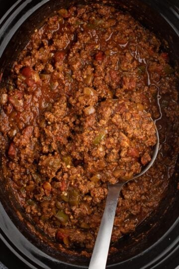 Slow Cooker Chili (No Beans)