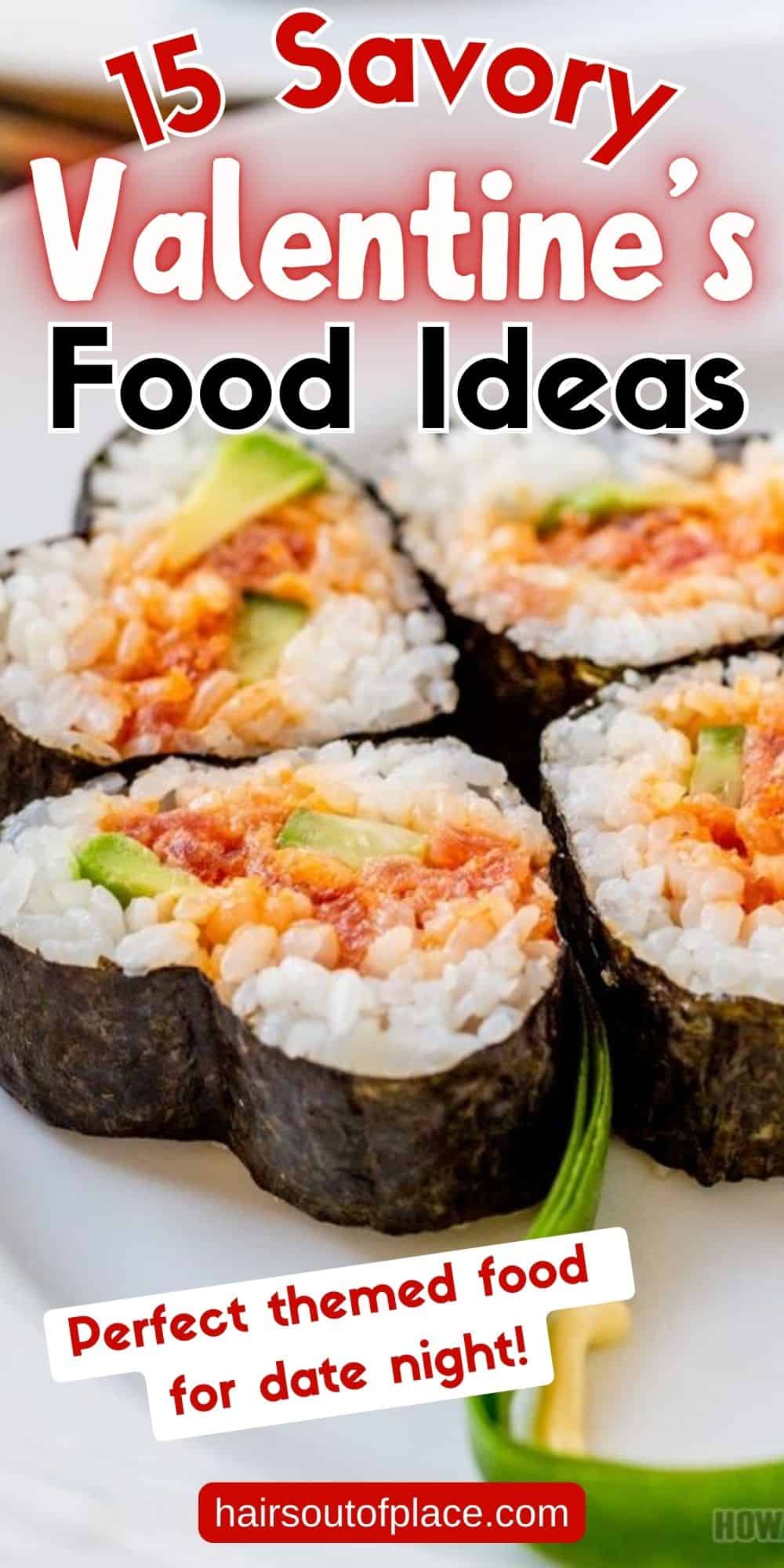15 Savory Valentines Food Ideas Pinterest pin