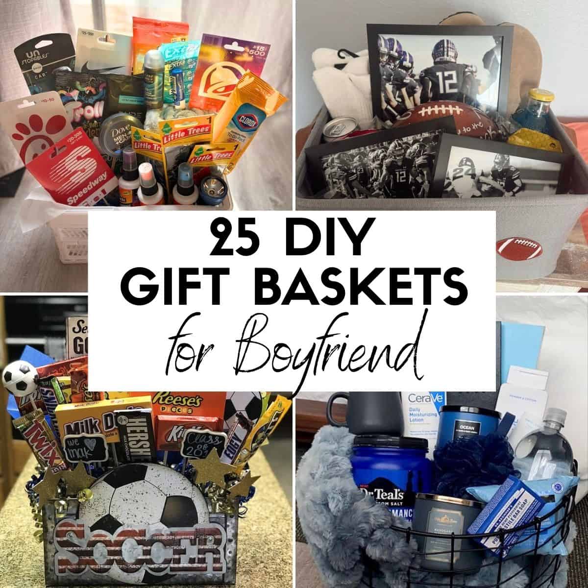 25 DIY Gift Baskets for Boyfriend - Hairs Out of Place
