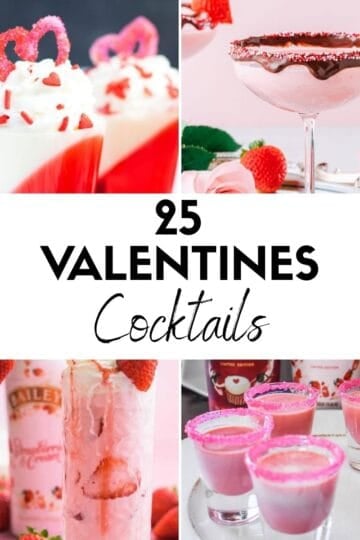 25 valentines cocktails HOOP Post Collage