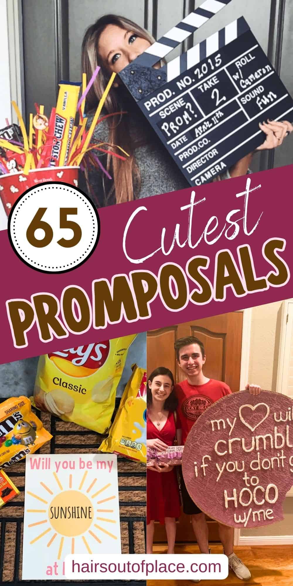 65 Cute Promposal Ideas Pinterest pin