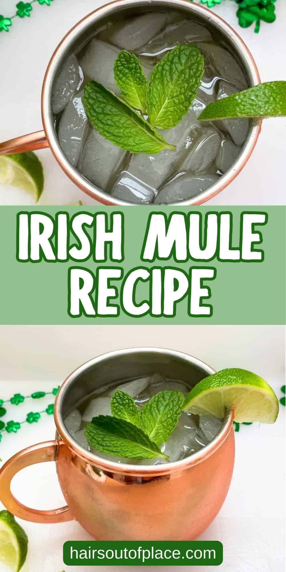 Irish Mule Recipe Pinterest pin