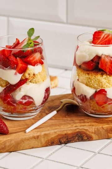 Strawberry Shortcake Trifles