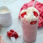 Healthier Strawberry Cheesecake Frappuccino