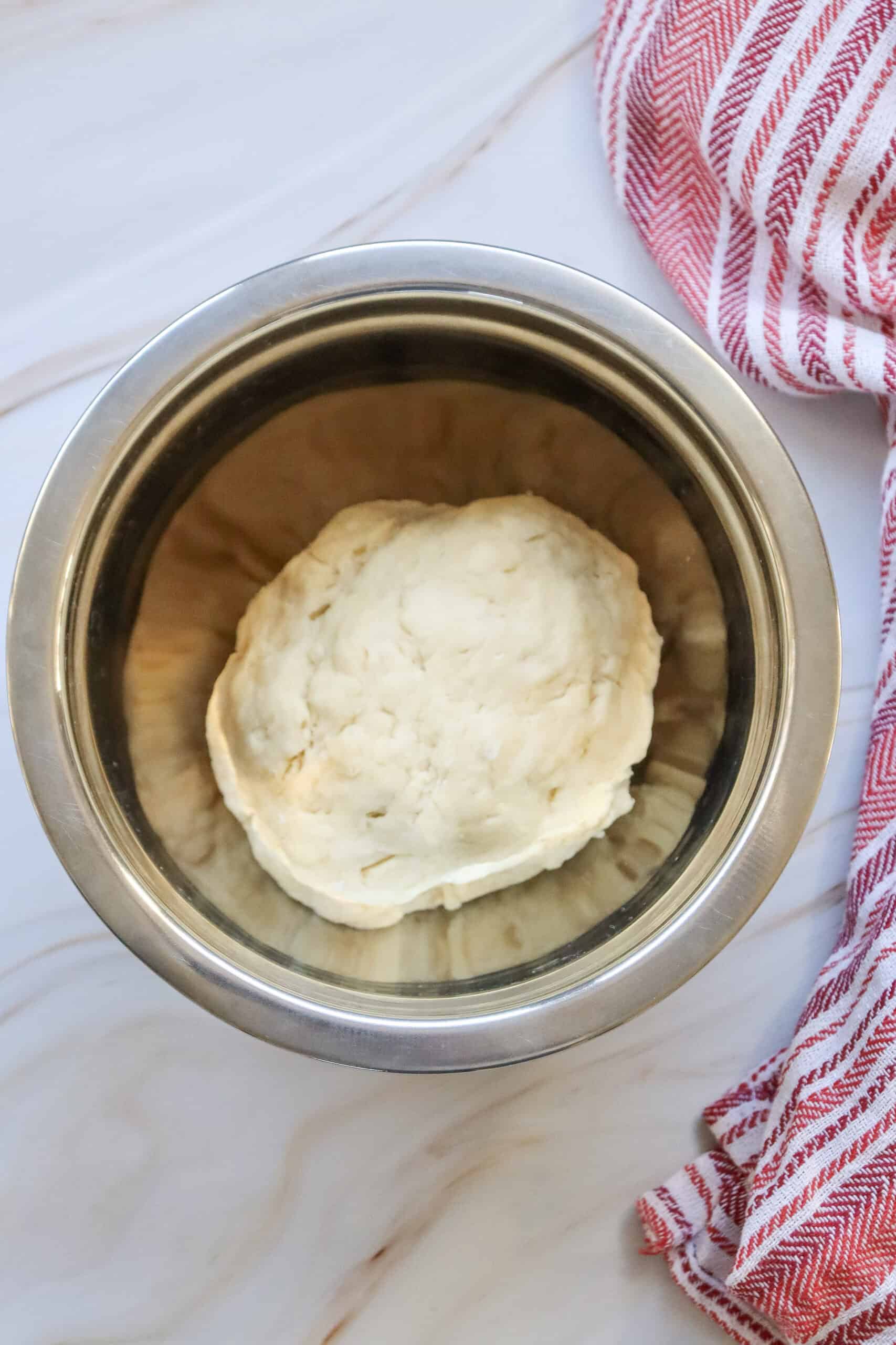 Valentine's Day cinnamon roll dough