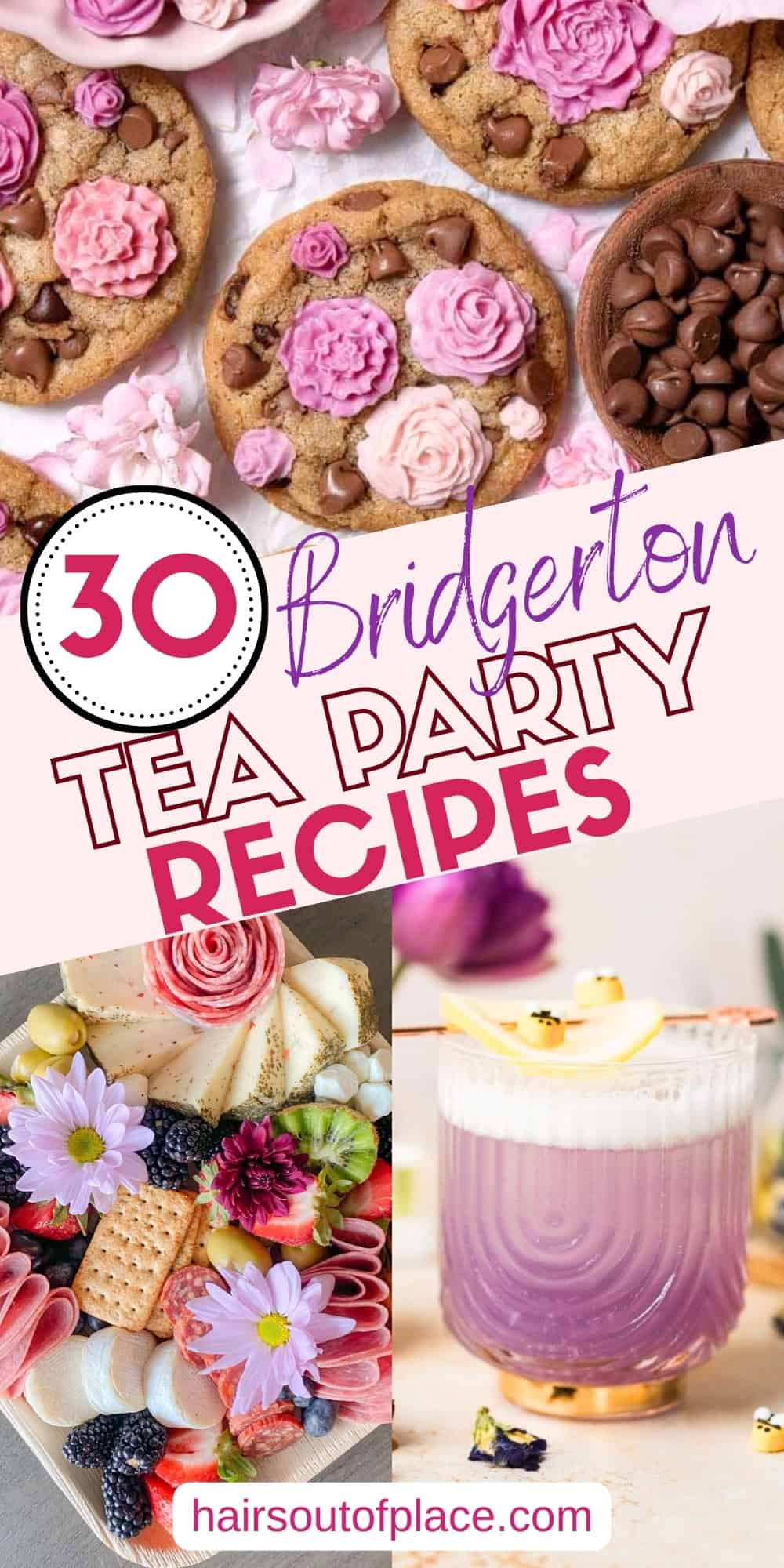 30 Bridgerton Tea Party Recipes Pinterest pin
