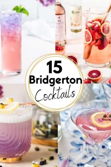 15 Bridgerton Cocktails HOOP Collage Images