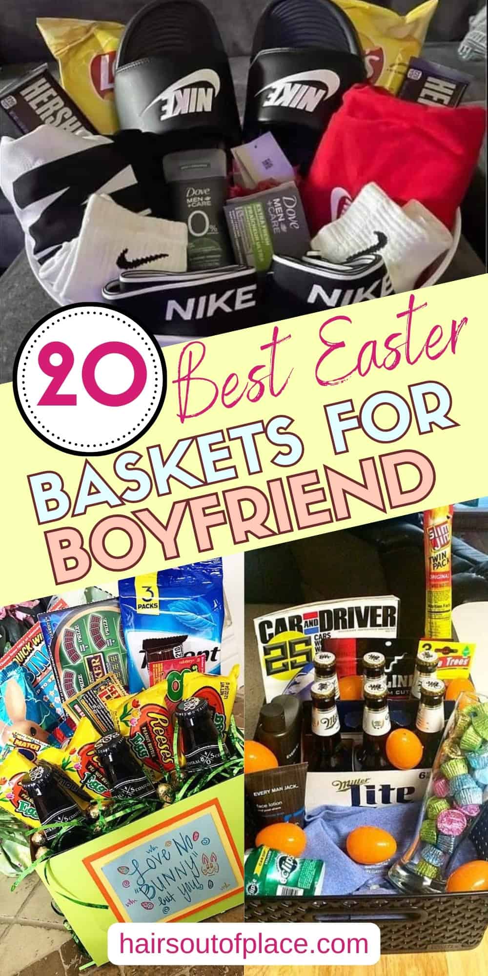 20 Easter Baskets for Boyfriend Pinterest pin