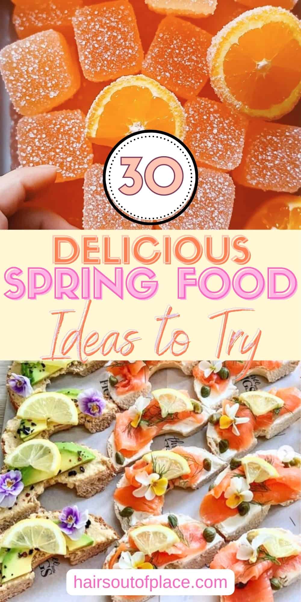 30 spring food ideas pinterest pin