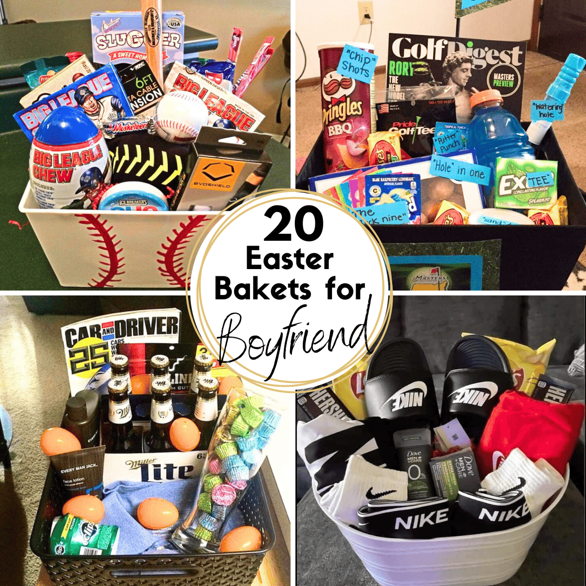20 Easter Baskets for Boyfriend HOOP Collage