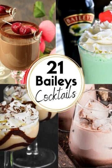 21 Baileys Cocktails HOOP Collage Images