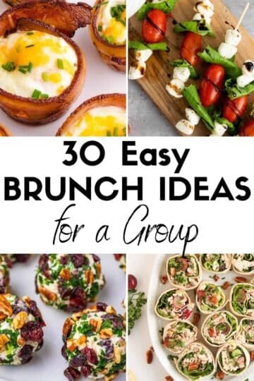 25 Easy Brunch Ideas for a Group HOOP Post Collage