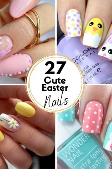 27 Cute Easter Nails HOOP Collage Images