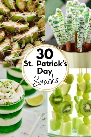 30 St. Patrick's Day Snacks HOOP Collage Images