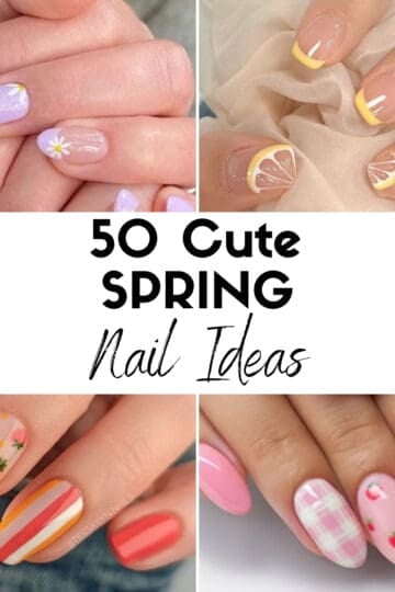 50 cute spring nails HOOP Post Collage